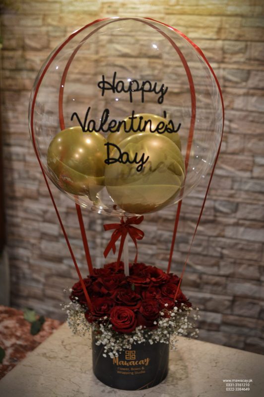 Balloon Gift Hot Air Bouquet Unique Idea Decoration Party Celebration  Flower Birthday Art Butler Valentine She Said Yes Graduate - Gift Boxes &  Bags - AliExpress